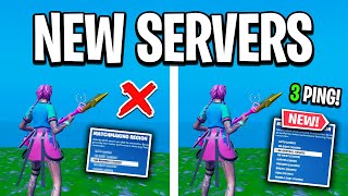 Fortnite Added NEW SERVERS Get Lower Ping [upl. by Jer135]