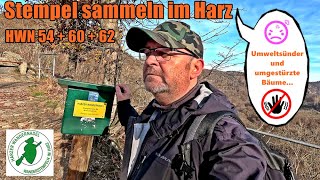 Stempel sammeln im Harz  Harzer Wandernadel 54 60 62 und 66 wandern [upl. by Omura]