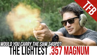 The Lightest 357 Magnum Revolver Ever Made Smith amp Wesson 340PD Review [upl. by Tearle493]