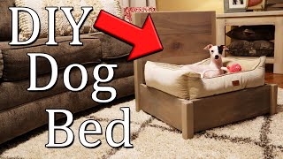 COZY DIY Wood Dog Bed for Small Dogs [upl. by Blanka580]