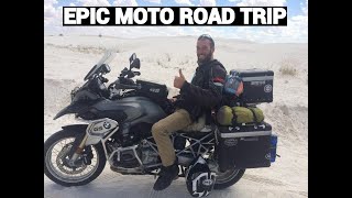 Epic Motorcycle Travel Across the United States on R1200GS 2016 [upl. by Eirehc203]