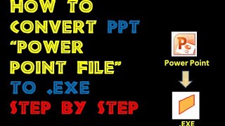 How to convert PPT to EXE  Convert Power Point File to EXE  2018 [upl. by Attenov]