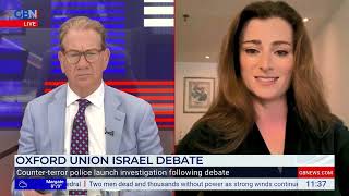 Natasha Hausdorff discusses the Oxford Union debate on Israel with Michael Portillo on GB News [upl. by Anat453]