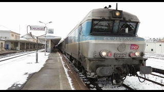 En cabine du CC 72121 de Chaumont à Troyes le 15 janvier 2017 [upl. by Isbel]