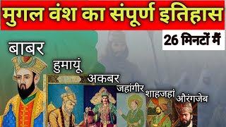 मुगल वंश संपूर्ण इतिहास । Mughal Empire । Mughal history । Mughal dynasty mughal mughalempire [upl. by Westberg]