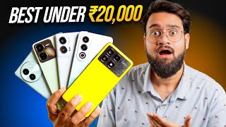 Top 5 Best Mobile Phones Under ₹20000⚡Amazon amp Flipkart Sale 2024  Best Phone Under 20000 😱 [upl. by Maier]