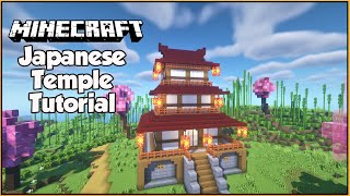 Minecraft ⚒️ Japanese Temple Tutorial ⚒️ [upl. by Edva]