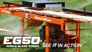 EG50 Single Blade Board Edger Walkthrough  WoodMizer [upl. by Ellatsyrc541]