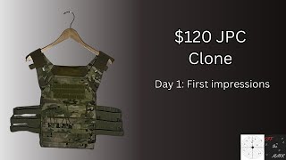 Rothco JPC 10 Jumpable Plate Carrier clone First Impressions and thoughts Part 1 [upl. by Betty]