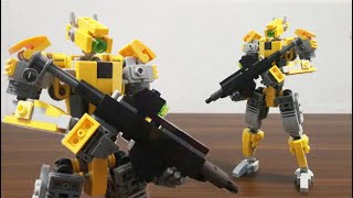 Lego Mech Tutorial  Strider [upl. by Bish]