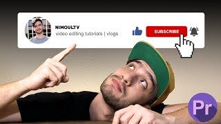 How To Make Animated Subscribe Button For YouTube Channel  Adobe Premiere Pro Tutorial  Downloads [upl. by Schober]