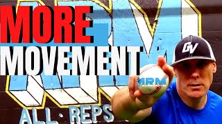 How To Get More Movement On Your Fastball  Baseball Pitching Tips amp Grips [upl. by Eivol]