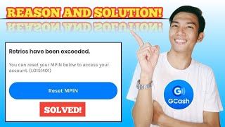 GCASH MPIN Retries have been exceeded  How to reset MPIN in Gcash [upl. by Enia]