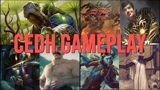 archelos lagoon mystic vs rograkh amp silas vs Tymna amp sakashima vs Ikra amp bruse cEDH gameplay [upl. by Halbeib]