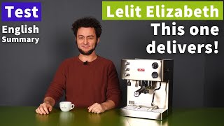 Lelit Elizabeth V3 Dual Boiler  Test Summary amp Review in English [upl. by Rodama]