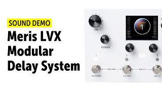 Meris LVX Modular Delay System  Sound Demo no talking [upl. by Nils786]