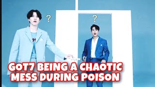 GOT7 BEING A CHAOTIC MESS DURING POISON PERFORMANCES [upl. by Juditha]