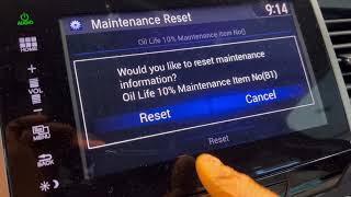 HONDA PILOT Oil Life Reset 2016  2022 How To Reset Oil Change Life To 100 And Clear Service Due [upl. by Clerk909]