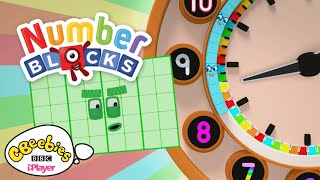 Numberblocks  Five Times Table Song  Telling Time  CBeebies [upl. by Olympie755]