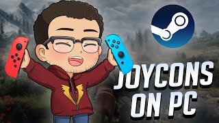 Connect Joycons to PC on Steam  A Quick Guide [upl. by Avirt]