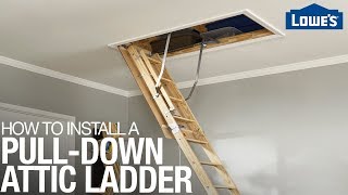 How to Install an Attic Ladder [upl. by Latsyk]