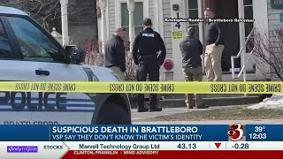 Vermont State Police investigating suspicious death in Brattleboro [upl. by Hairas]