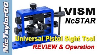 VISM NcStar Pistol Sight Press Review amp Operation [upl. by Nylimaj]