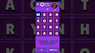 Wordoo game Name Words Level Names 15 Complete TapCent Earning App Muzamal Game Center [upl. by Xerxes]