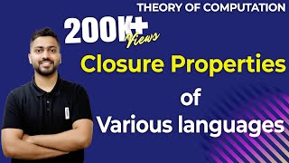 Lec37 Closure Properties Of Various Languages in TOC  Theory Of Computation [upl. by Anevad]