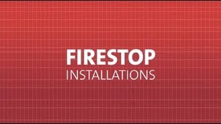 IFC UL Demonstration of Proper vs Improper Firestopping [upl. by Yatnahc]