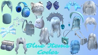 Blue Items With Codes˚₊‧꒰აSunnyCodes໒꒱ ‧₊˚ [upl. by Isherwood]