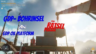 Far Cry 6 GDP Bohrinsel Rätsel GDP Oil Platform Puzzle [upl. by Kenweigh]