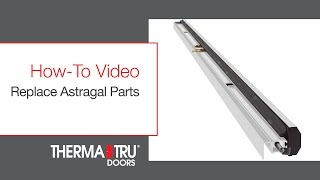 HowTo Replace Astragal Parts [upl. by Ymmac]