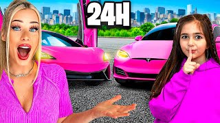 24 STUNDEN im AUTO 😳 Mclaren vs Tesla [upl. by Edas]