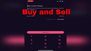 How to set a Buy and Sell limit on Robinhood for cryptocurrency [upl. by Gassman]