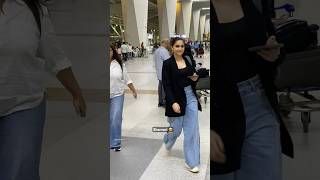 Sharvari Wagh snapped at Delhi Airport 😍 sharvariwagh sharvari bollywood trending fashion [upl. by Ennavoj547]