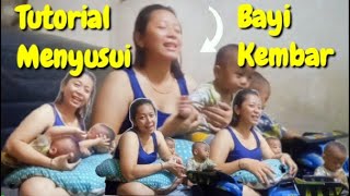 Tutorial Menyusui Bayi Kembar [upl. by Eelnyl]