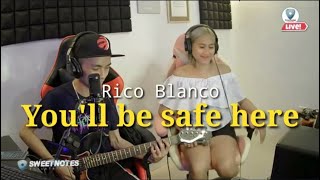 Youll be safe here  Rico Blanco  Sweetnotes Cover [upl. by Neret]