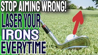 How To Aim In Golf With Irons And Lower Your Scores [upl. by Blayne266]