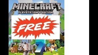 HOW TO GET MINECRAFT FREE ON PS3 [upl. by Katya]