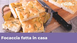 FOCACCIA FATTA IN CASA  Ricetta facile risultato garantito [upl. by Tneicniv]