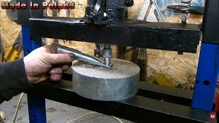 ELECTRIC Hydraulic Press DIY [upl. by Atirec262]