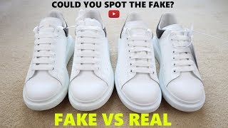 How to spot the LATEST FAKE Alexander McQueen sneakers Real vs Fake review guide [upl. by Cahilly27]