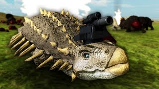 DINOSAURS WITH GUNS  Beast Battle Simulator 1 [upl. by Nosirb]