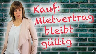 Kauf bricht nicht Miete 📄 Mietvertrag bleibt gültig❗️ JederkannImmobilien [upl. by Leahcam877]