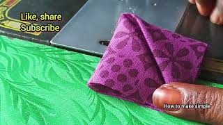 how to make simple Lutkans for bolusesfrocksLehangas sewing tips lutkansaree edge design ideas [upl. by Dafodil721]