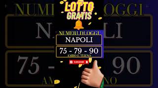 Tutto sul 75 a NAPOLI🍀 gioco del Lotto 90 Gratis 🍀 Numeri Fortunati 💰 [upl. by Aecila230]