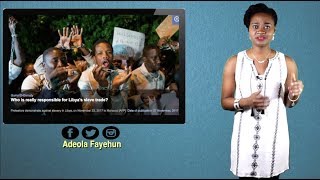 Black Africans Auctioned As Slaves In Libya Horrific Details Of Journey To Europe [upl. by Neala556]