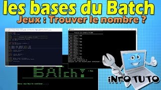 Les Bases du Batch  script bat [upl. by Revorg]