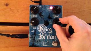 5 Minutes with the Menatone King of the Britains  Pedal Demo [upl. by Eerat]